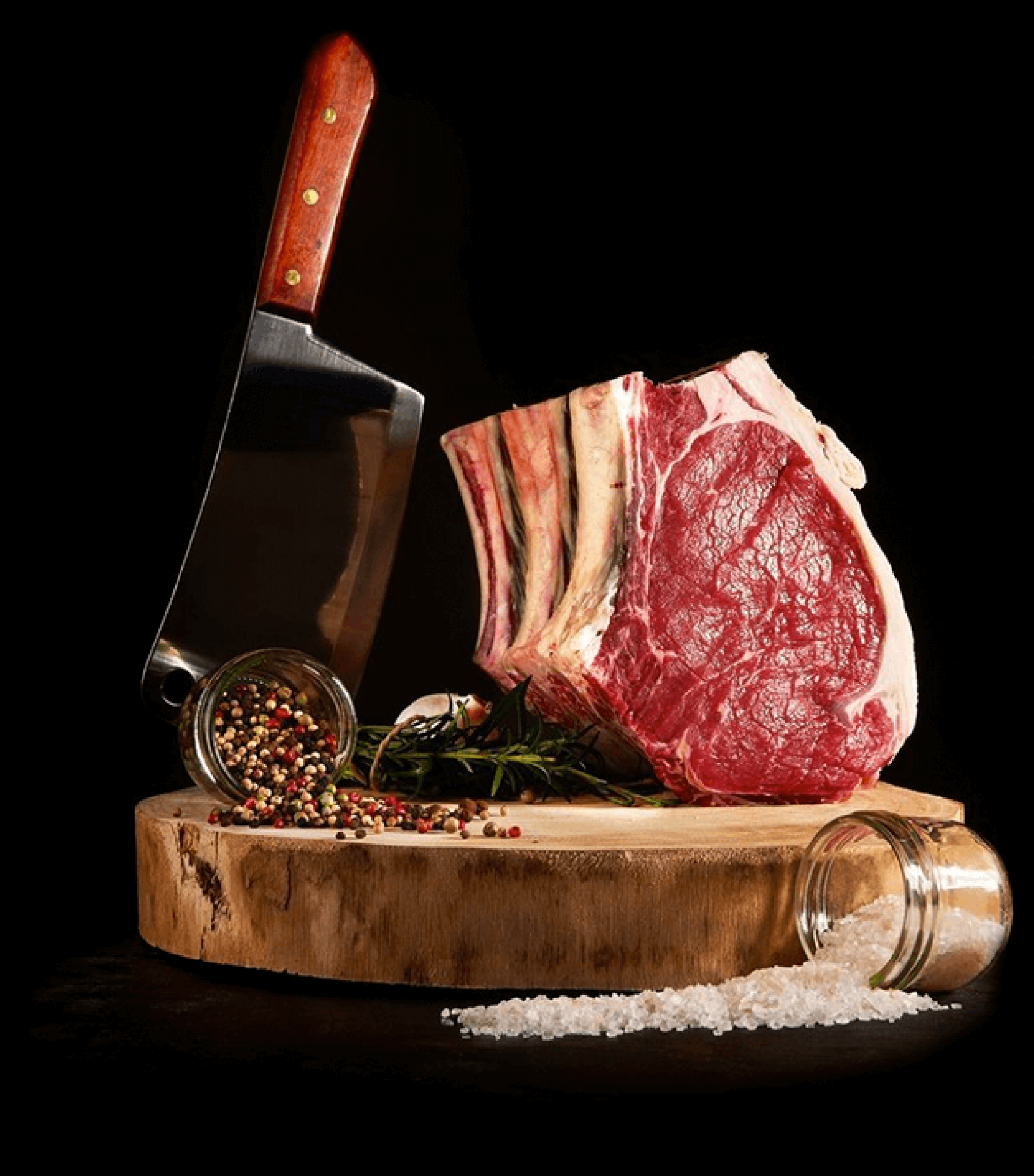 Dry Aged Steaks mit Knochen vom Rind online kaufen | True-Wilderness.de